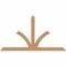 Ekena Millwork Richland Timber Gable Bracket, Western Red Cedar, 108"W x 58"H x 5 1/2"D x 5 1/2"F, 13/12 Pitch GBW108X58X0606RIC00SWR - alternate 1